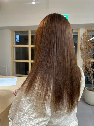 カラー ひな‪‪︎/暖色 柔color🫧のヘアスタイル