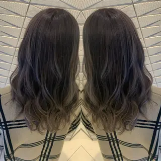 セミロング 大泉 美久のヘアスタイル
