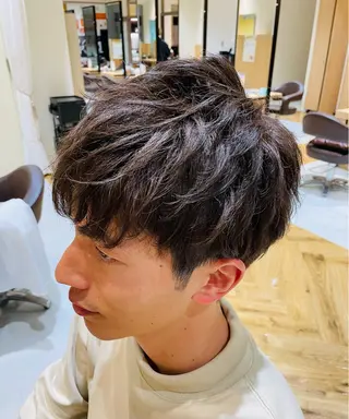 ショート メンズ 鯨井 浩輔のヘアスタイル