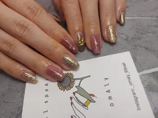 ミディアム Nailspeace Omalyのネイルデザイン