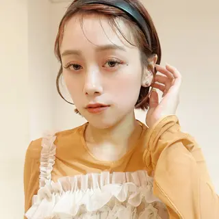 ショート カラー Haruka 🎀暖色カラーのヘアスタイル