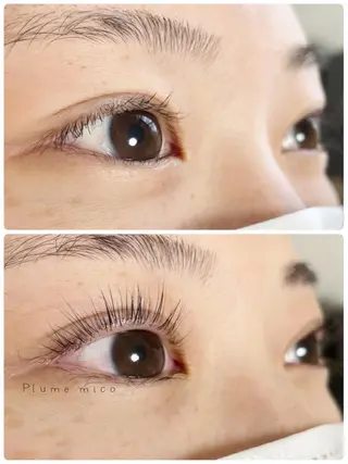 マツエク・マツパ Plume micoのマツエク・マツパデザイン