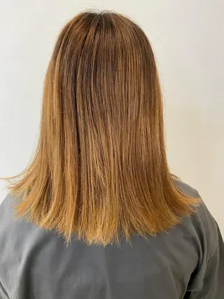 ミディアム 髪質改善・修復 成瀬由賀里のヘアスタイル