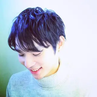 ショート パーマ メンズ 川間 将彦のヘアスタイル