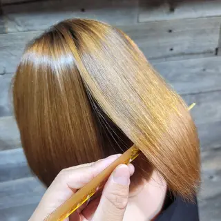 ミディアム ツヤ髪専門美容師✨️ ナカノユウキのヘアスタイル