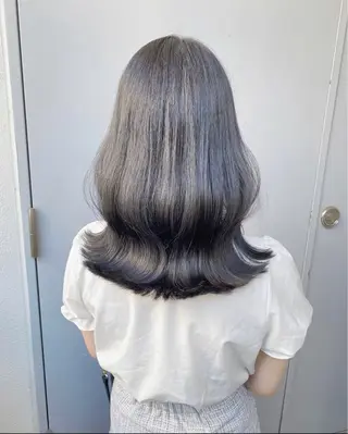 ミディアム カラー ヘアアレンジ ダブルカラー特化💖 韓国ヘア💖りくのヘアスタイル