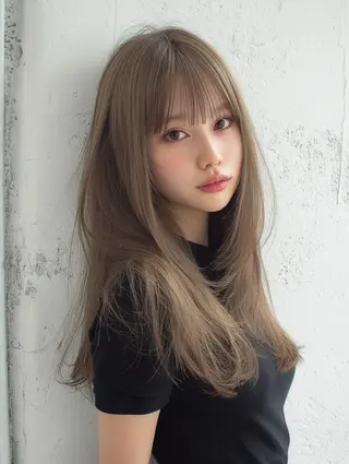 カラー 透明感カラー🪄︎︎ ノア🪐のヘアスタイル