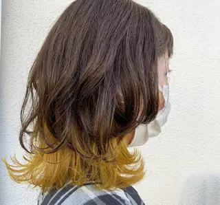 ミディアム カラー Aｎ Hair 所属・しらはま ようこのヘアスタイル