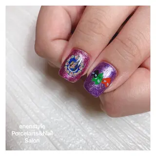 ミディアム ネイル 👑enen style👑のネイルデザイン