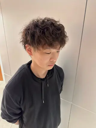 ショート パーマ メンズ メンズパーマ達人/ フェード/イツキのヘアスタイル