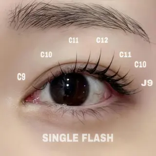 マツエク・マツパ CHIBA🦋パーマ ナチュラル美眉のマツエク・マツパデザイン