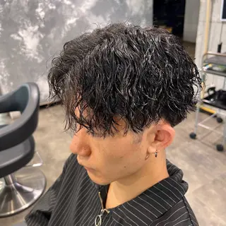 ショート カラー パーマ ヘアアレンジ メンズ キッズ 🔷横浜1のパーマ 職人🔷将太郎のヘアスタイル