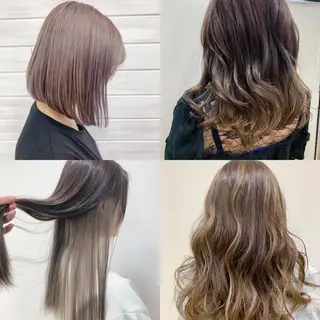 セミロング カラー 縮毛矯正/髪質改善 /韓国風　山川春輝のヘアスタイル