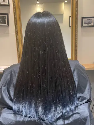 ロング 田中 志織のヘアスタイル