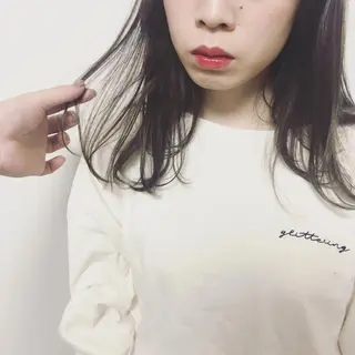 セミロング カラー ボブ/パーマ 古家 佑真のヘアスタイル