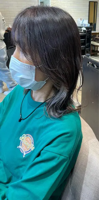 ミディアム 亀川蓮 Agu hairのヘアスタイル