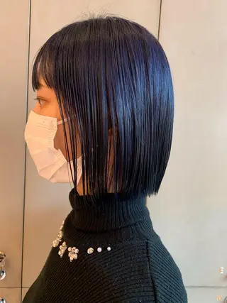 ショート カラー D'na ディーナのヘアスタイル