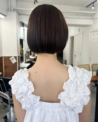 ミディアム レイヤーボブ/ 艶カラー/サナ🌼のヘアスタイル