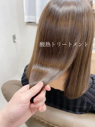 セミロング 襟足特化型美容師 🌈ATSUSHIのヘアスタイル