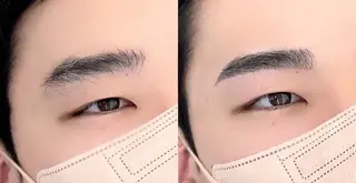 メンズ アイブロウ Eyelash Salon Blanc～まつげエクステと眉の専門美容室～ リーフウォーク稲沢店所属・若山 輝のマツエク・マツパデザイン