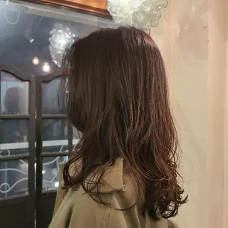 セミロング パーマ Hazumi Ayanoのヘアスタイル
