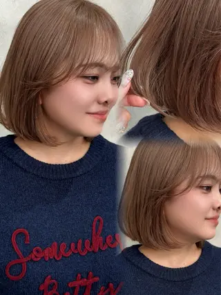 ショート 🖤顔まわり 盛れヘア⟡アズサ🖤のヘアスタイル