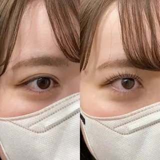 ショート カラー パーマ ヘアアレンジ メンズ ネイル マツエク・マツパ アイブロウ t-under~taachi~所属・taachi Nanaのマツエク・マツパデザイン