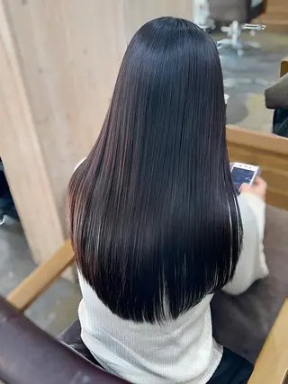 ロング 髪質改善✨艶髪✨ レイヤーカット 田畑のヘアスタイル