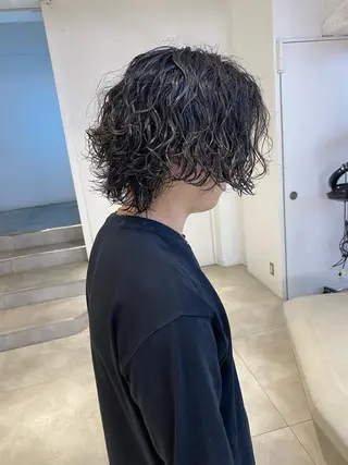 パーマ メンズ 新宿【メンズパーマ】 塩澤太一のヘアスタイル