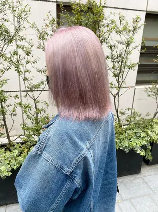 ロング カラー パーマ ヘアアレンジ メンズ キッズ ネイル マツエク・マツパ アイブロウ nico TOKYO 渋谷所属・ブリーチ　ハイトーン 特化🌈フジタハルキのヘアスタイル
