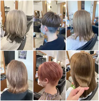 ミディアム 夏賀 聡史のヘアスタイル