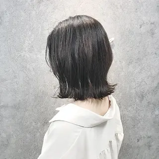 ミディアム 所渉/韓国レイヤー /ウルフカットのヘアスタイル