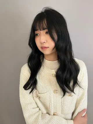 セミロング カラー Grow by NYNY 坂本 理輝のヘアスタイル