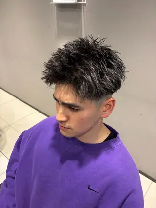 ショート パーマ メンズ 関内/メンズパーマ/ 男性専門/菊池蒼大のヘアスタイル