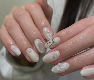 ネイル By moonネイル 🌷ワンホン/韓国風のネイルデザイン