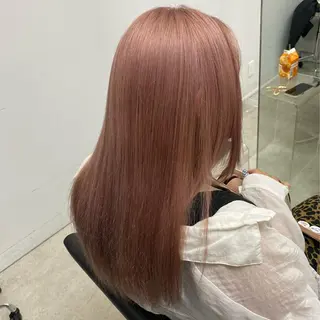 ロング カラー パーマ ヘアアレンジ メンズ キッズ ネイル マツエク・マツパ アイブロウ 透明感ワンカラー梅田 ダブルカラー/川上のヘアスタイル