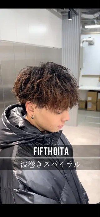 パーマ fifth  Oita所属・fifth Oita メンズパーマのヘアスタイル