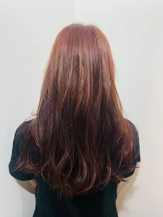 ロング カラー もにか🌞原宿/渋谷 🌝ブリーチカラーのヘアスタイル