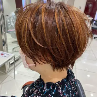 ショート 山口 優美のヘアスタイル