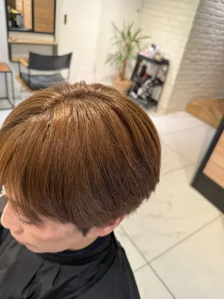 ショート カラー 銀座⚜️【脱白髪染め 美髪矯正】トグチのヘアスタイル