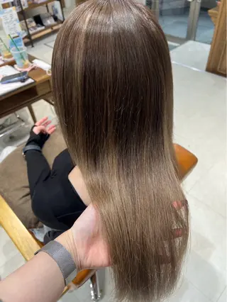 ロング カラー 青木 海斗のヘアスタイル