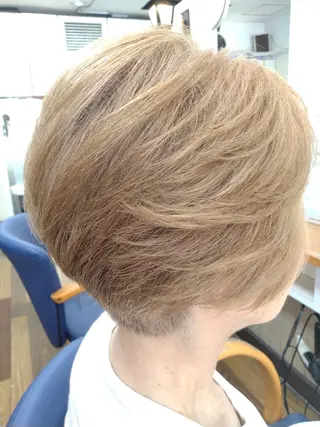 ショート IDo21いど美容室 森長店長のヘアスタイル