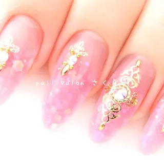 ネイル さくらや❤ パラジェル使用のネイルデザイン