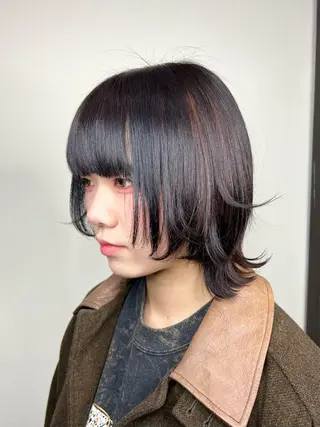 ミディアム FERiCIA所属・ウルフカット/ 今川尚睦のヘアスタイル