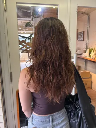 セミロング パーマ kaito パーマ募集！🔵のヘアスタイル