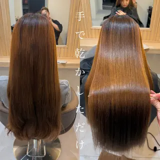 ロング attrait南堀江所属・KAISEI髪質改善 /縮毛矯正のヘアスタイル