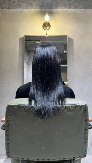 セミロング カラー 新宿/アシスタント AiNAのヘアスタイル