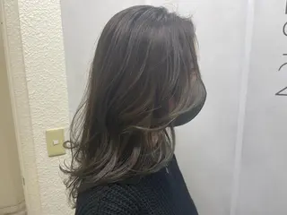 セミロング カラー ヘアアレンジ ケイゴ【店長】 メンズパーマ特化のヘアスタイル