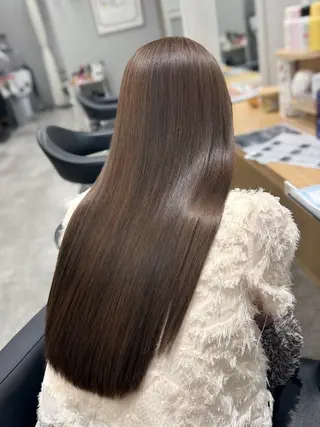 ロング カラー 透明感🫧/ブリーチ /永田　汰伊智のヘアスタイル