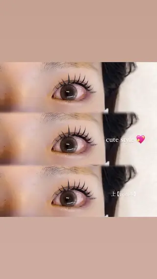 マツエク・マツパ 🎀Ruka🎀 【束感マツパ】のマツエク・マツパデザイン